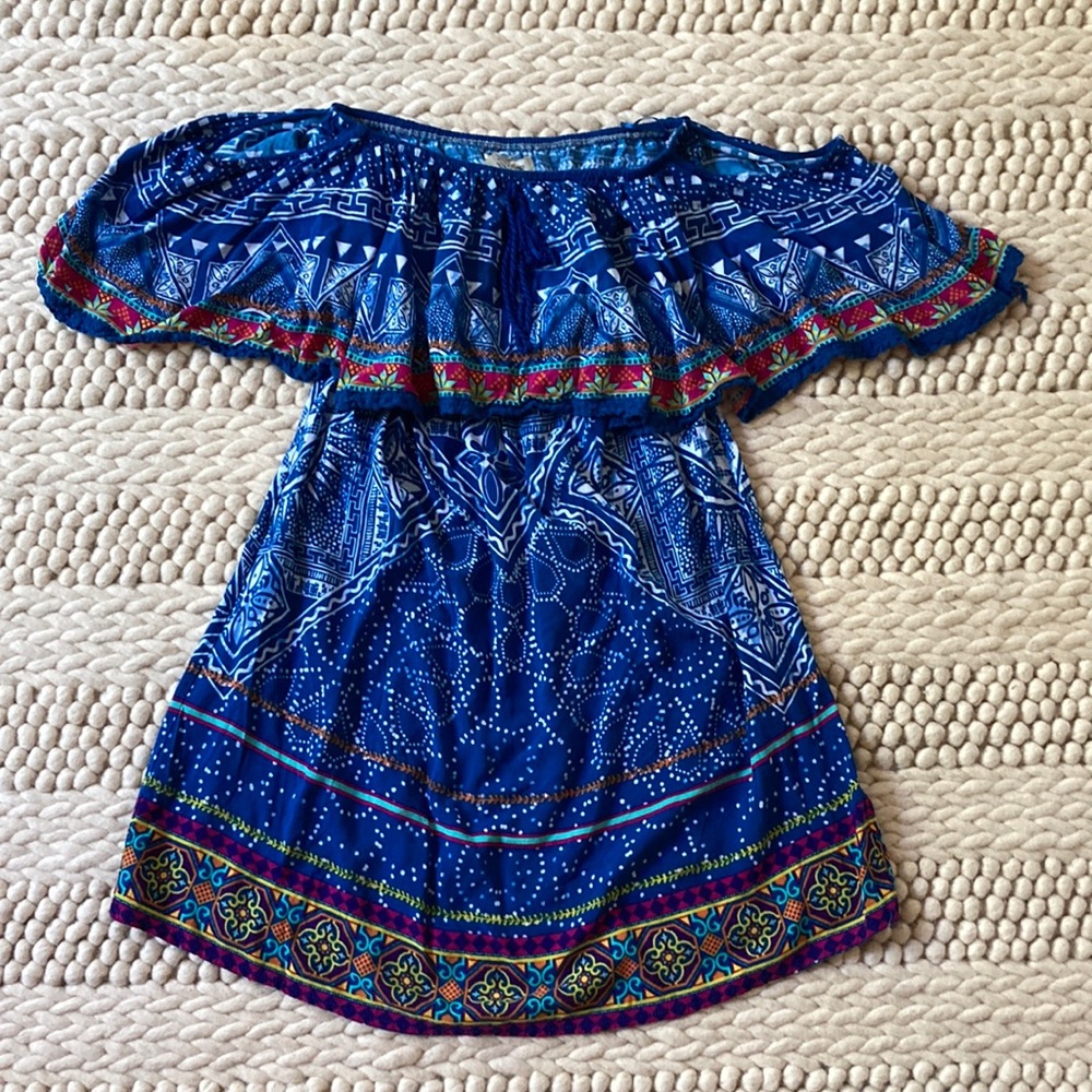 Off the shoulder mini dress